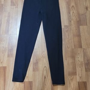 Black women's leggings, high waisted, size medium